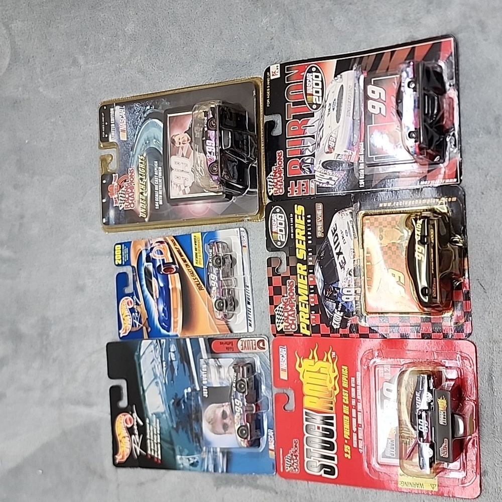 Nascar Jeff Burton 99 Collectible Cars Set of 6